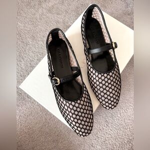 Ulla Johnson Isobel Mesh Ballet Flat. Size 37.5